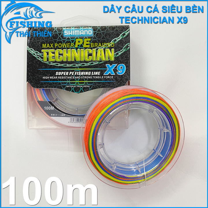 [HCM]Dây câu cá siêu bền Shimano X9 cuộn 100m