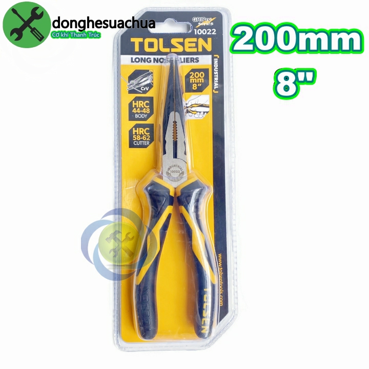 Kìm nhọn Tolsen 10022 dài 200mm loại công nghiệp