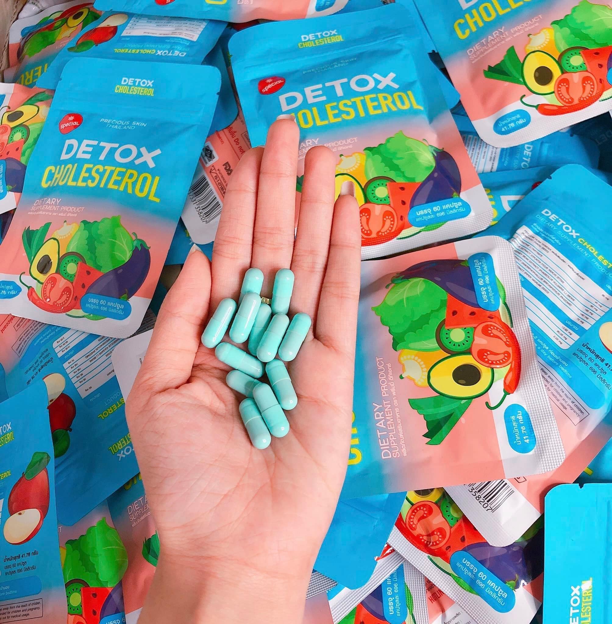 Vien Uống Detox Mẫu Mới 60 Viên