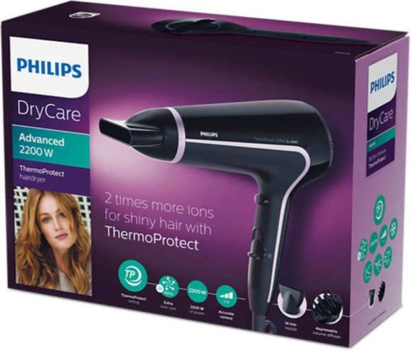 Máy sấy tóc Philips BHD170/40; giữ nếp tóc ; bóng tóc