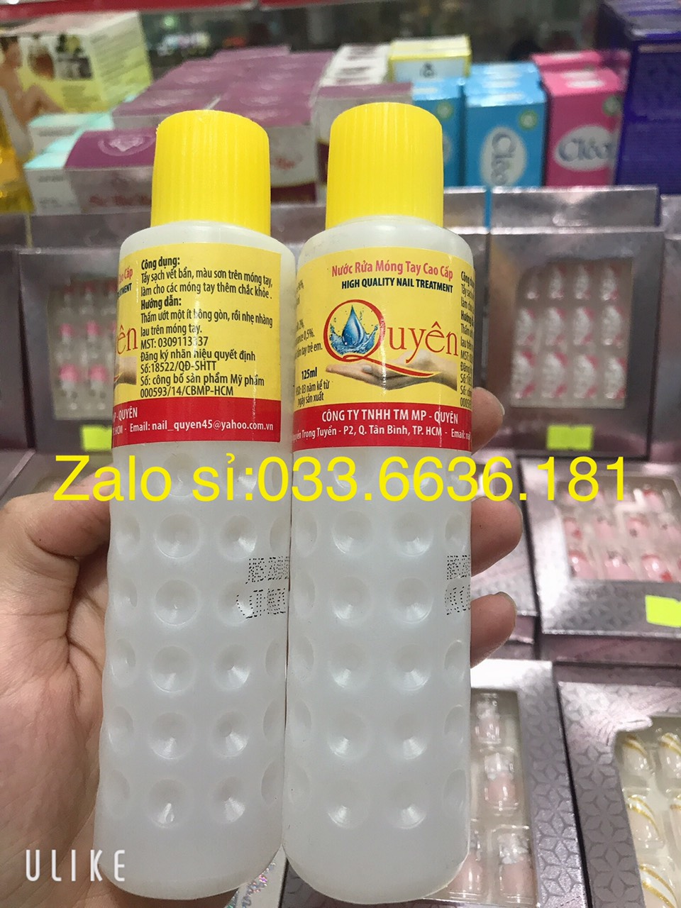 nước rửa móng QUYÊN 125ml