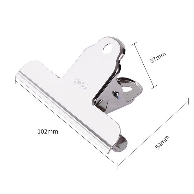 (3 Cái) Kẹp Inox Deli 9532 - 102mm