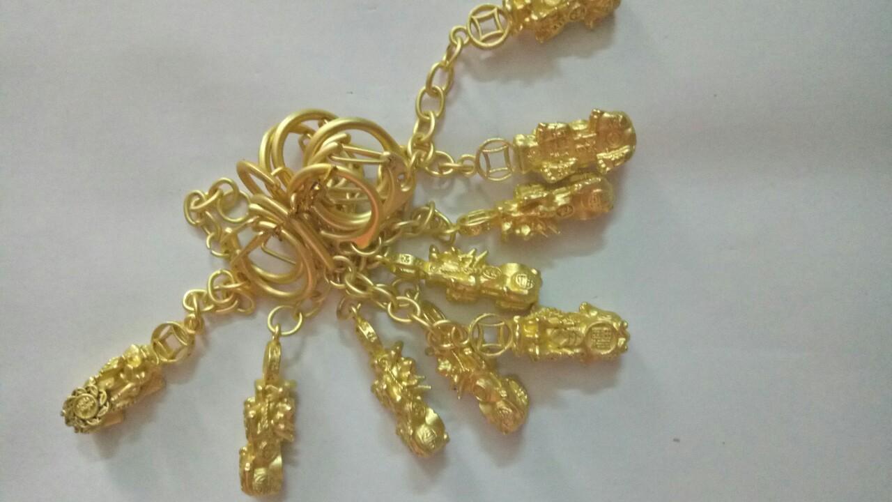 Móc khóa tỳ hưu may mắn