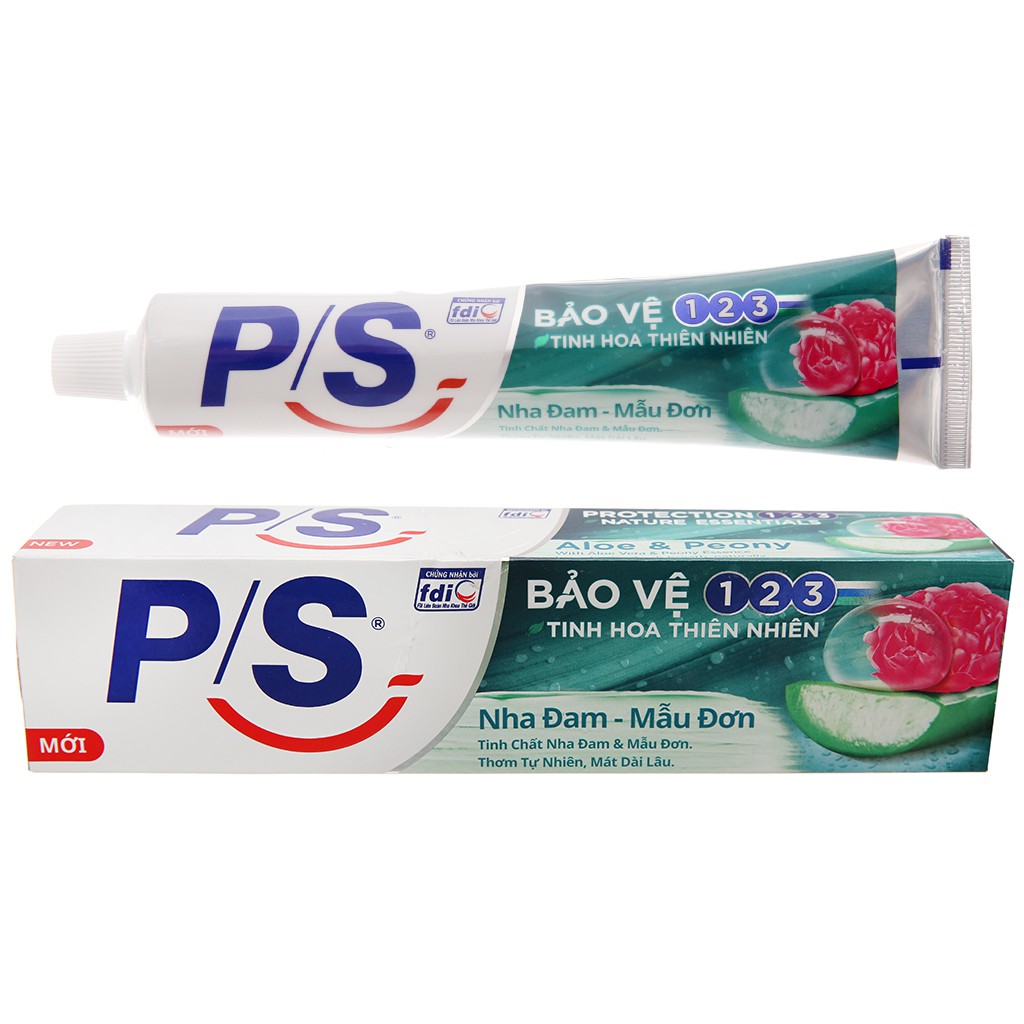 Tuýp Kem đánh Răng P/S 180g 4 mùi hương tuỳ chọn