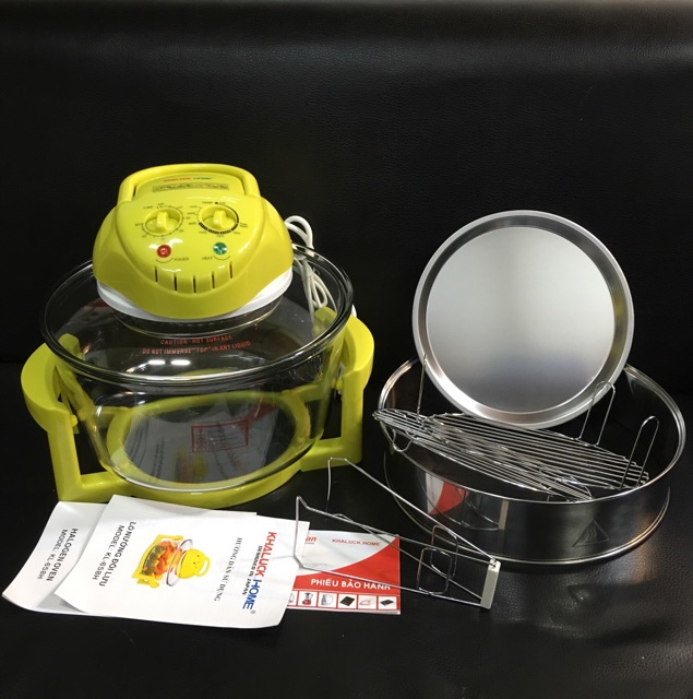 LÒ NƯỚNG THỦY TINH KHALUCK.HOME KL-658 (CHÍNH HÃNG)