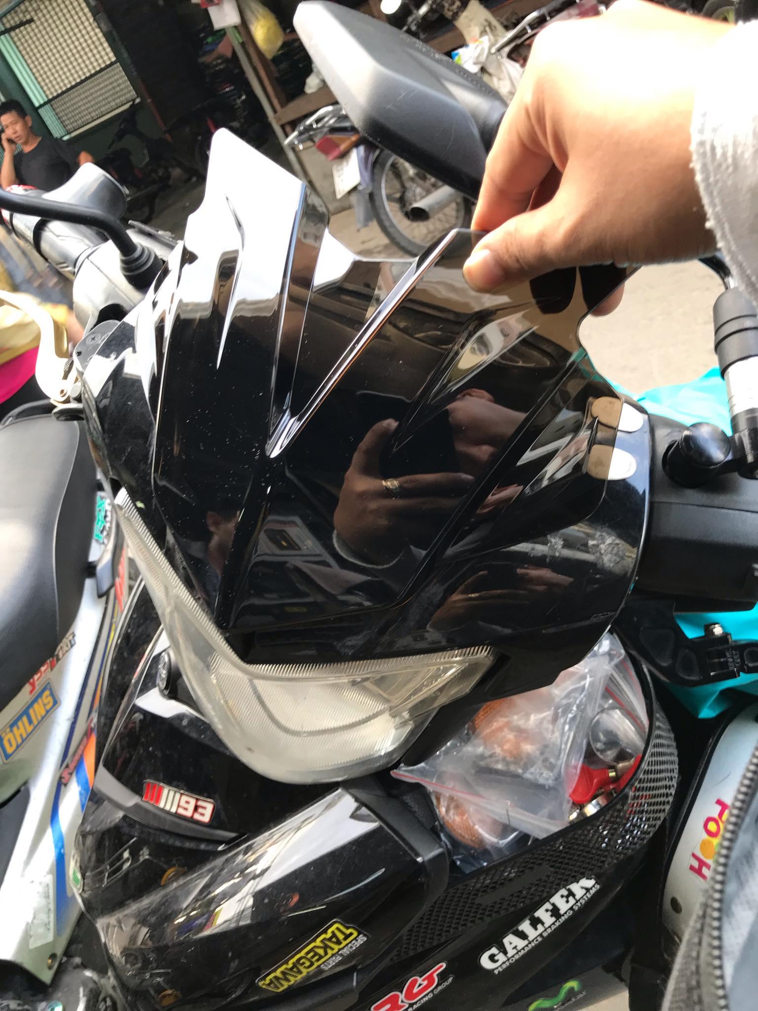 Ốp đầu trong suốt ex150