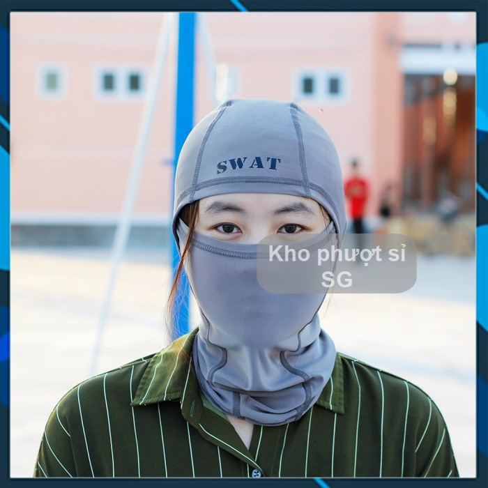 Khăn trùm đầu đi phượt Ninja Swat cao cấp 3 in 1 đa năng - khăn ninja trùm đầu đội nón bảo hiểm fullface chính hãng cao cấp