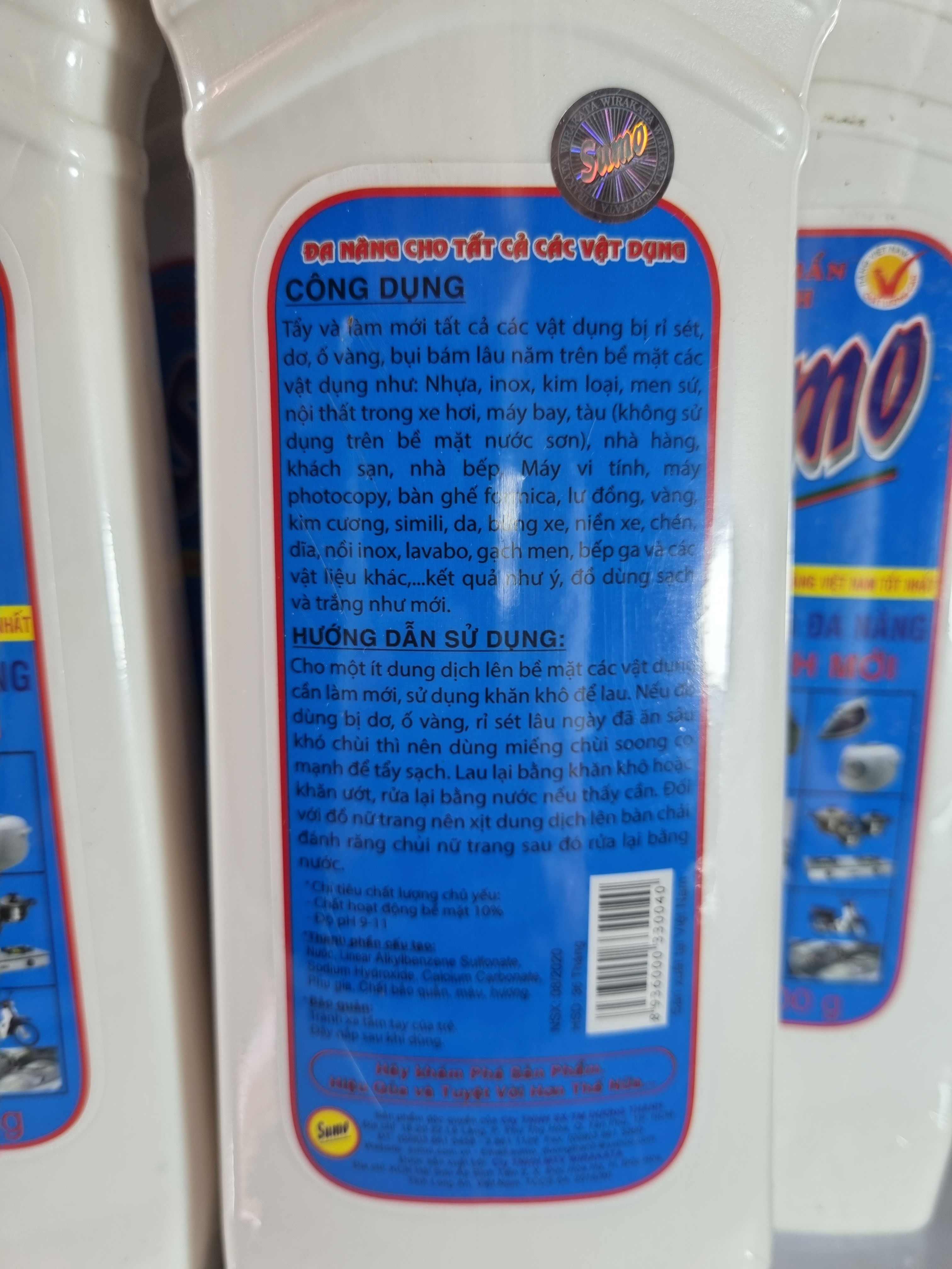 Chất Tẩy Rửa Đa Năng Sumo Chai 700g