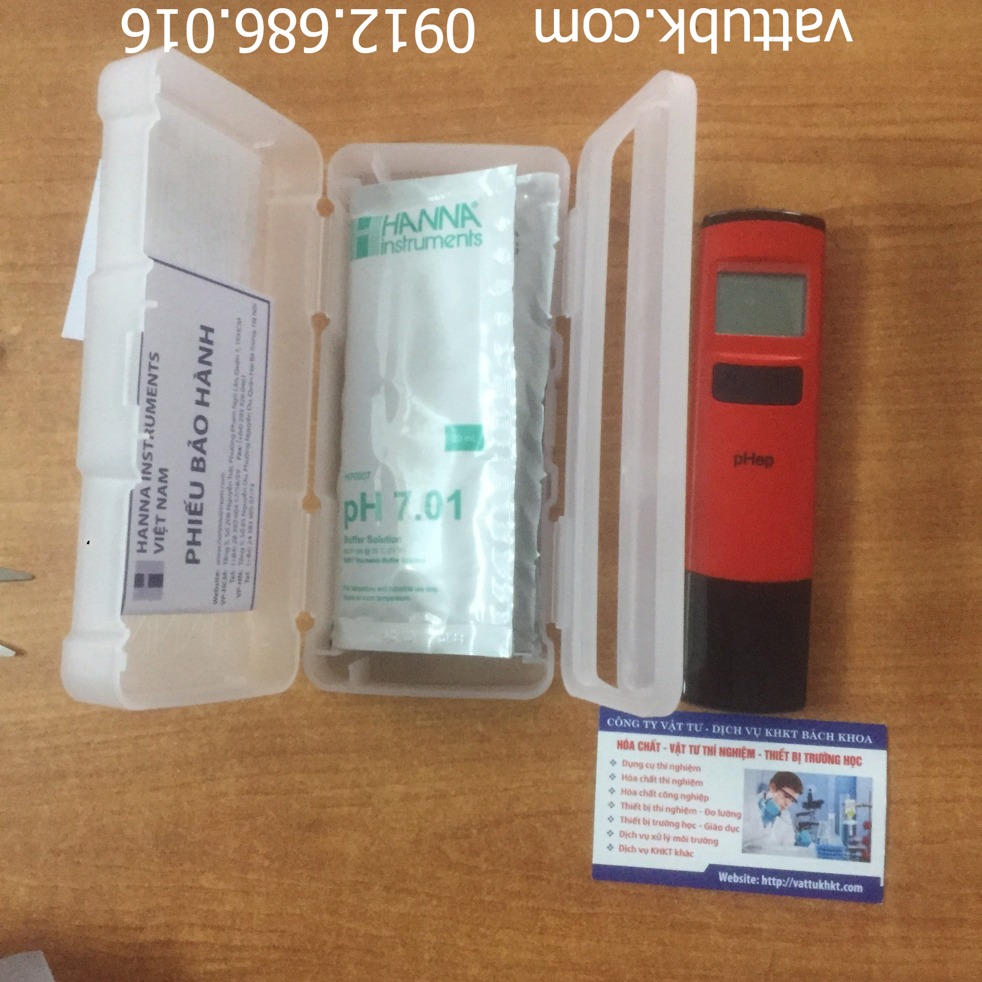 Bút đo pH điện tử HANNA-USA (có nhiệt độ)