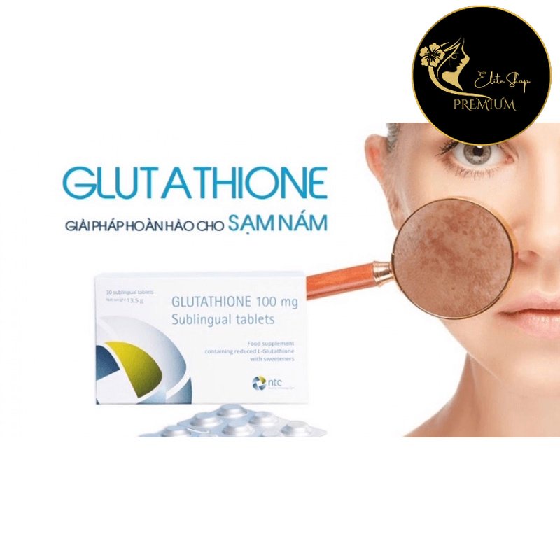[Công ty] Viên Ngậm Trắng Da GLUTATHIONE 100mg