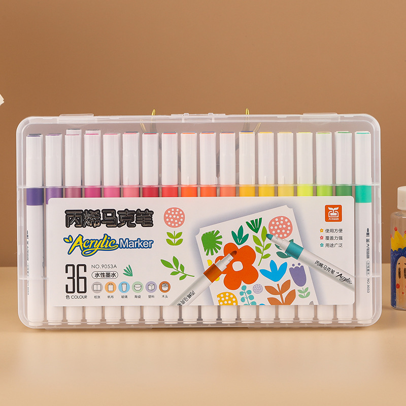 Bút sơn màu marker acrylic 9053a - cao cấp chống nước