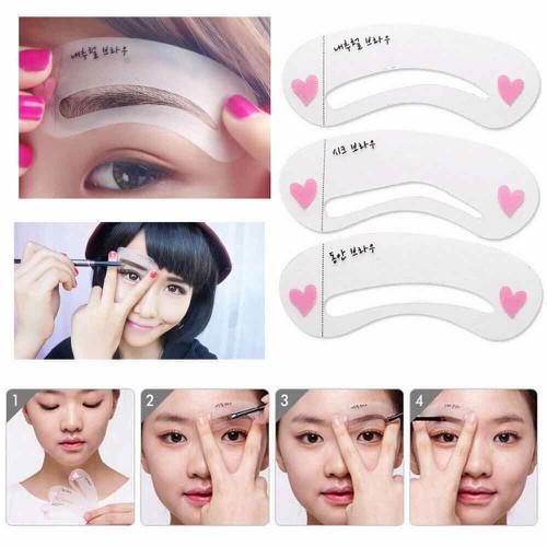 [HCM]Khuôn kẻ chân mày 3 kiểu dáng thời trang tiện lợi Mini Brow Class