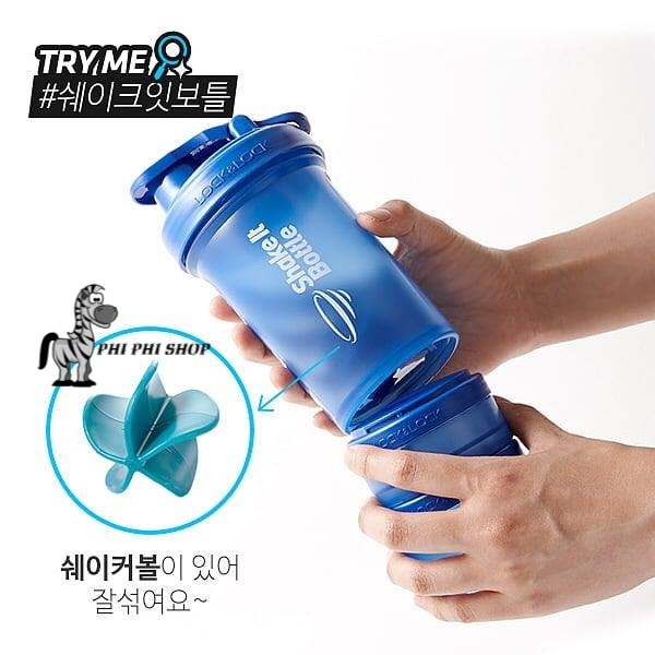 HÀNG VỀ-Bình Lắc SHAKE IT Lock-Lock 600ml HAP945