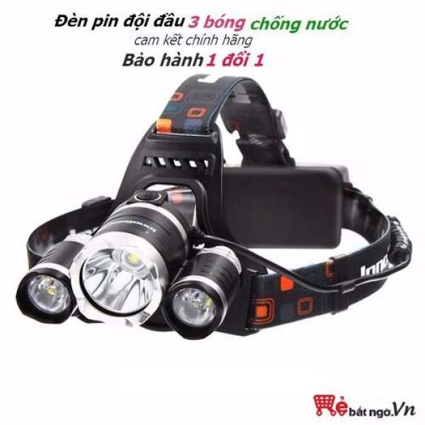 đèn đội đầu 5 bóng xịn