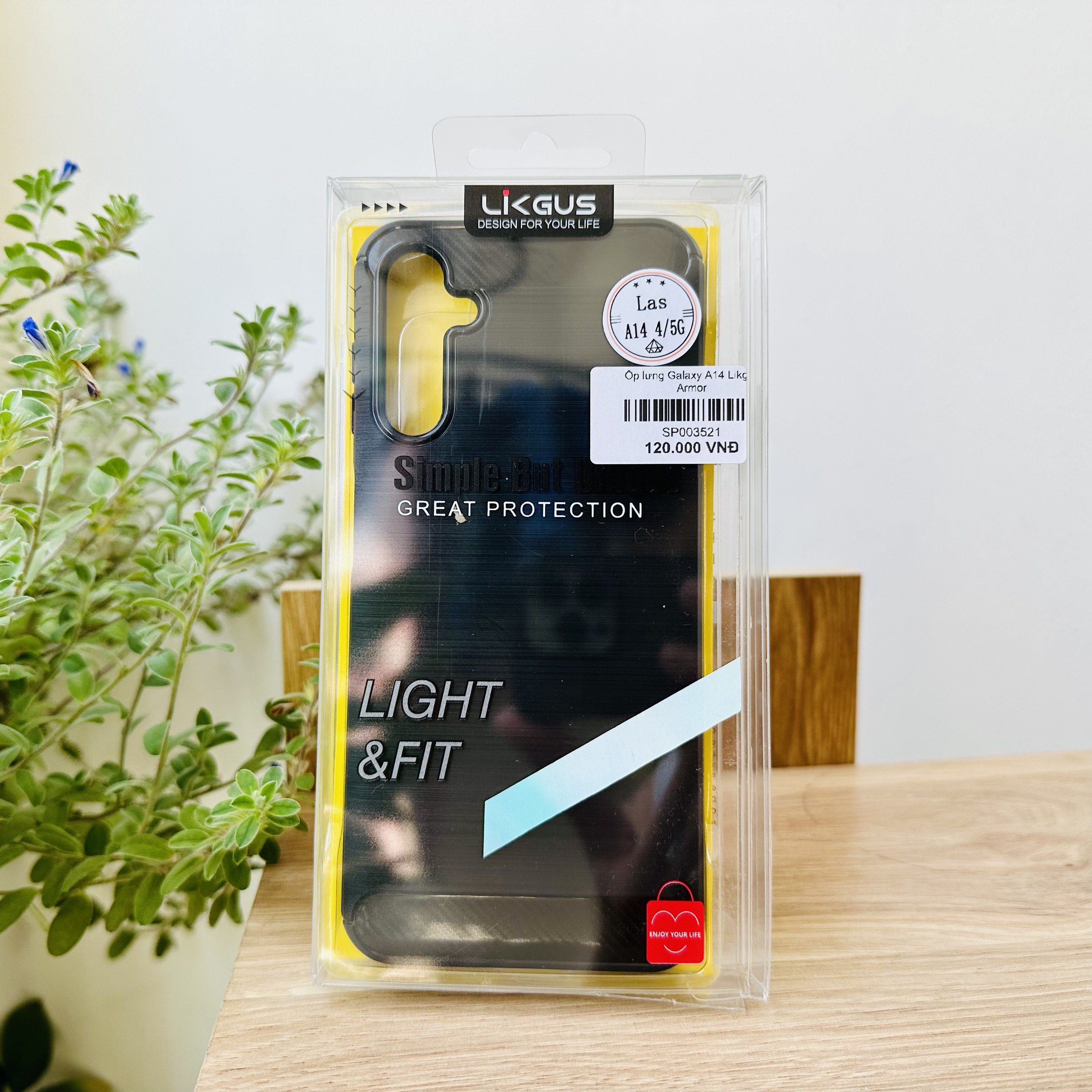 Ốp lưng Galaxy A14 Likgus armor chính hãng
