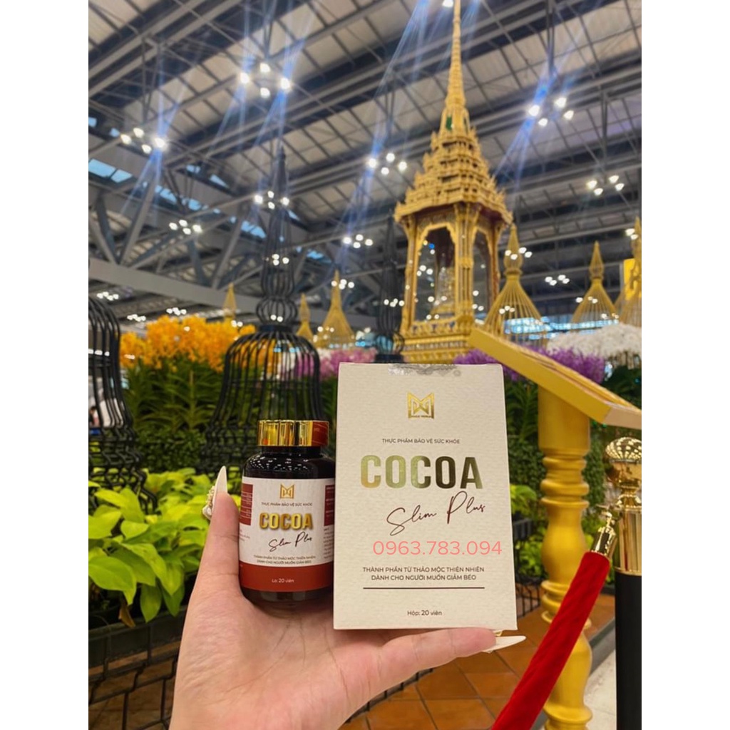 [Chính Hãng] Cocoa Slim Plus Giảm Cân Siêu Mạnh Dạng Lọ