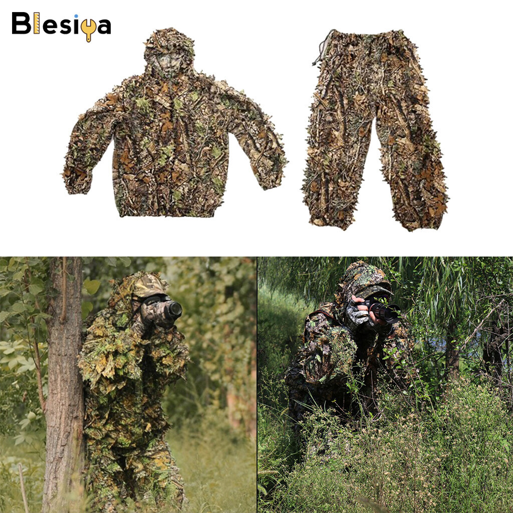 Blesiya Ghillie Set, Ngụy Trang Rừng Rậm Lá Tàu Bắn Tỉa