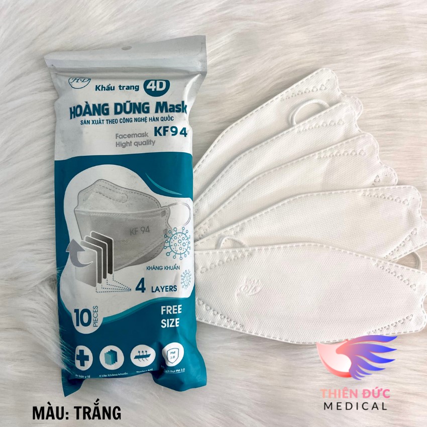 Thùng 300 Cái Khẩu Trang KF94 Hoàng Dũng
