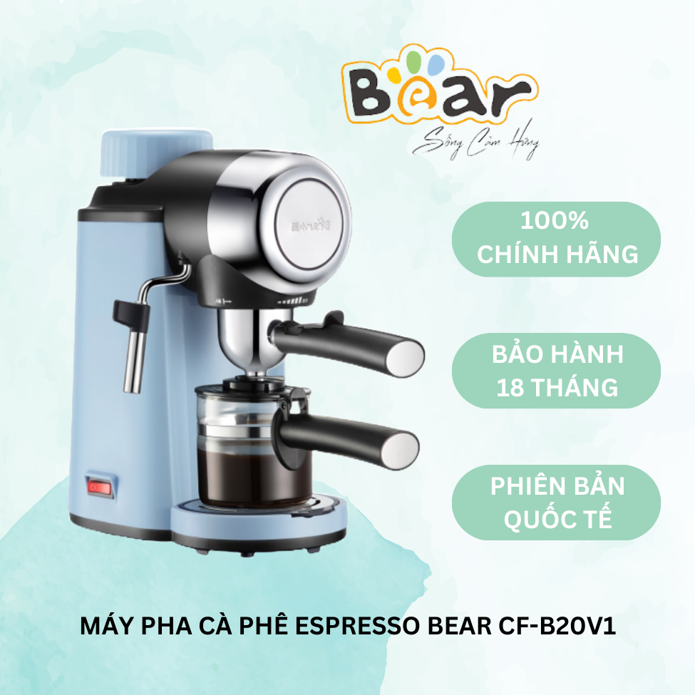 Máy Pha Cà Phê Espresso Bear Tự Động Kích Thước Nhỏ Gọn Thanh Lịch Nhiều