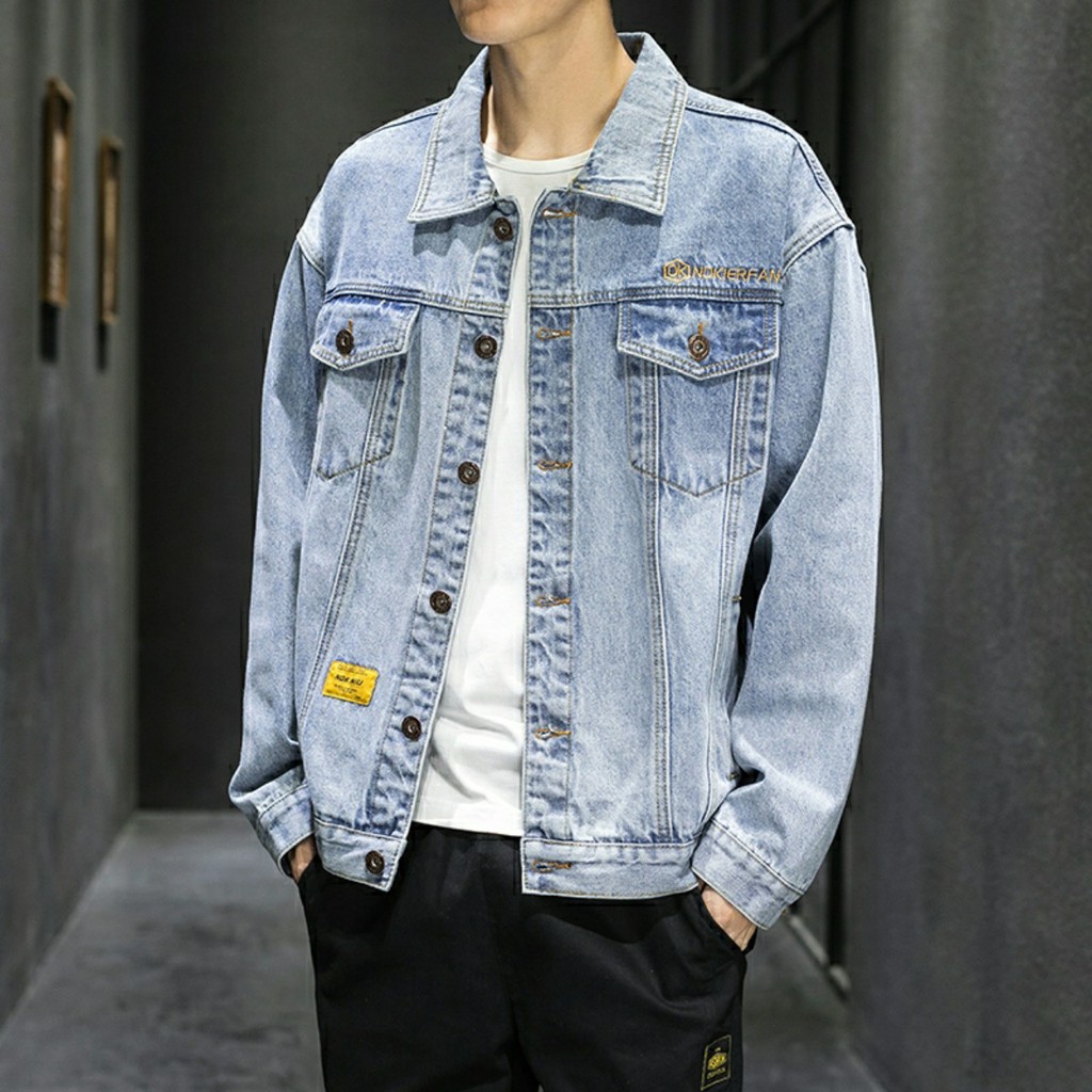 Áo khoác jeans unisex nam nữ mẫu mới df jackie từ chiwawa shop fullsize 40-78kg