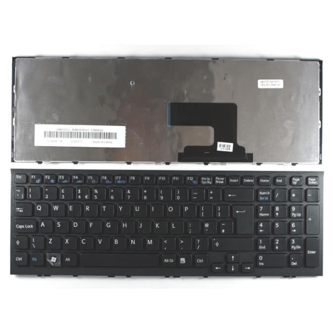 Bàn phím laptop sony vpc-ee màu đen có khung