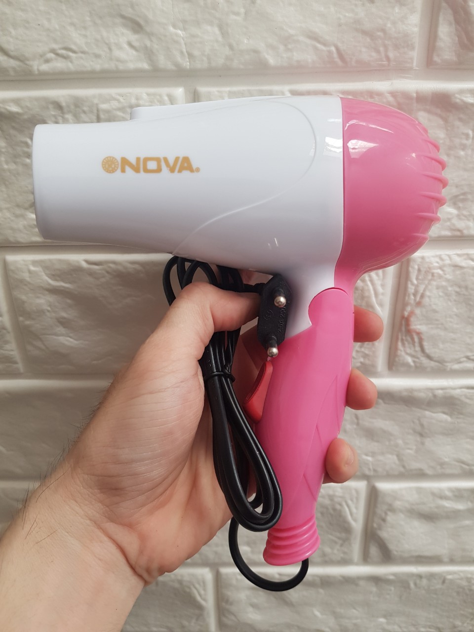 Máy sấy tóc mini Nova 2 chế độ gập gọn
