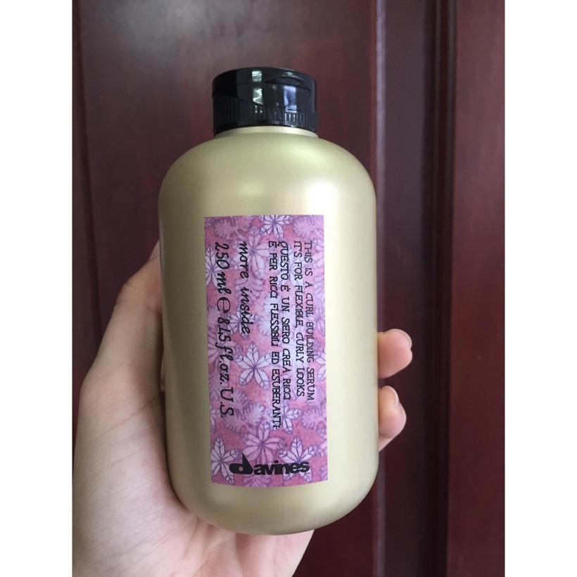 Gel tạo kiểu Davines Curl Building Serum cho tóc xoăn 250ml