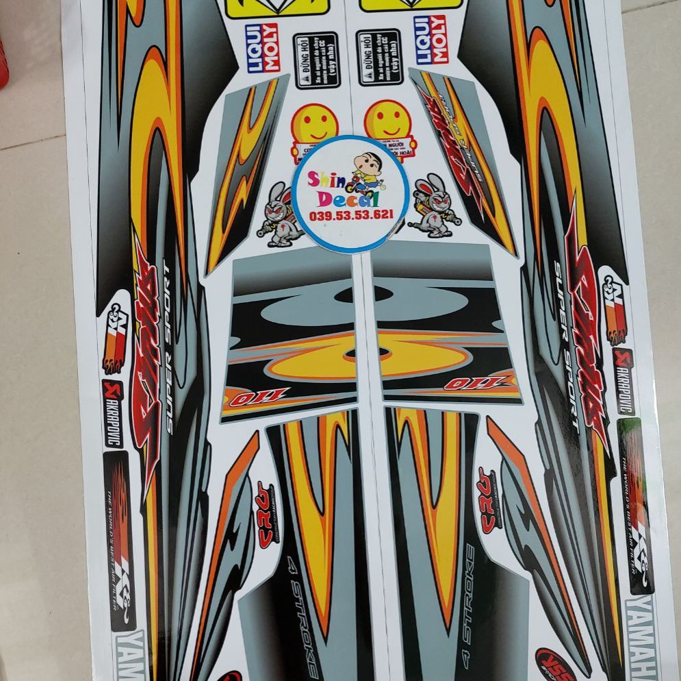 Tem sirius super sport tặng logo.