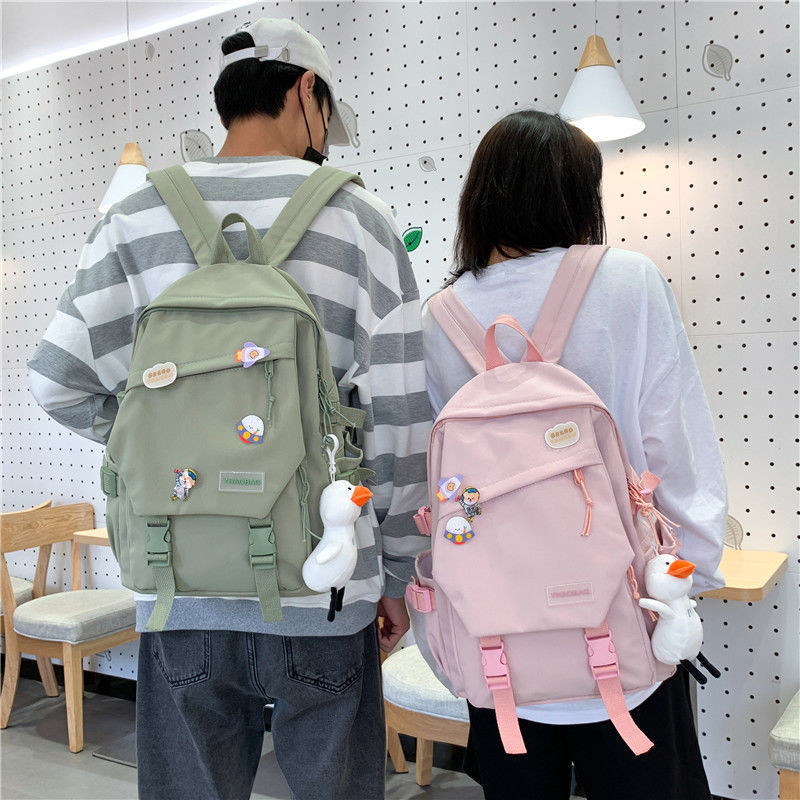 Balo ulzzang cao cấp chống nước Chen&Hao ( kèm sticker cài ) ULZZ09