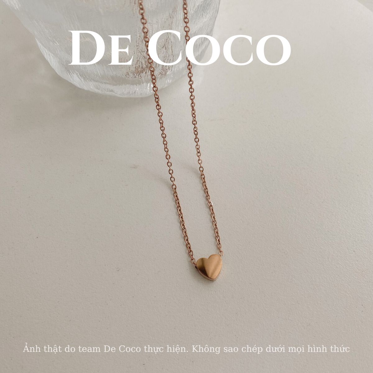 Vòng titan tình bạn, vòng cổ đôi cho bạn thân Bestie TRƠN De Coco