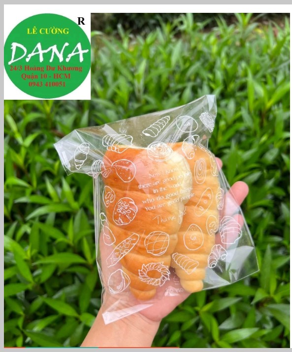 Túi đựng bánh dán miệng (10 cái)