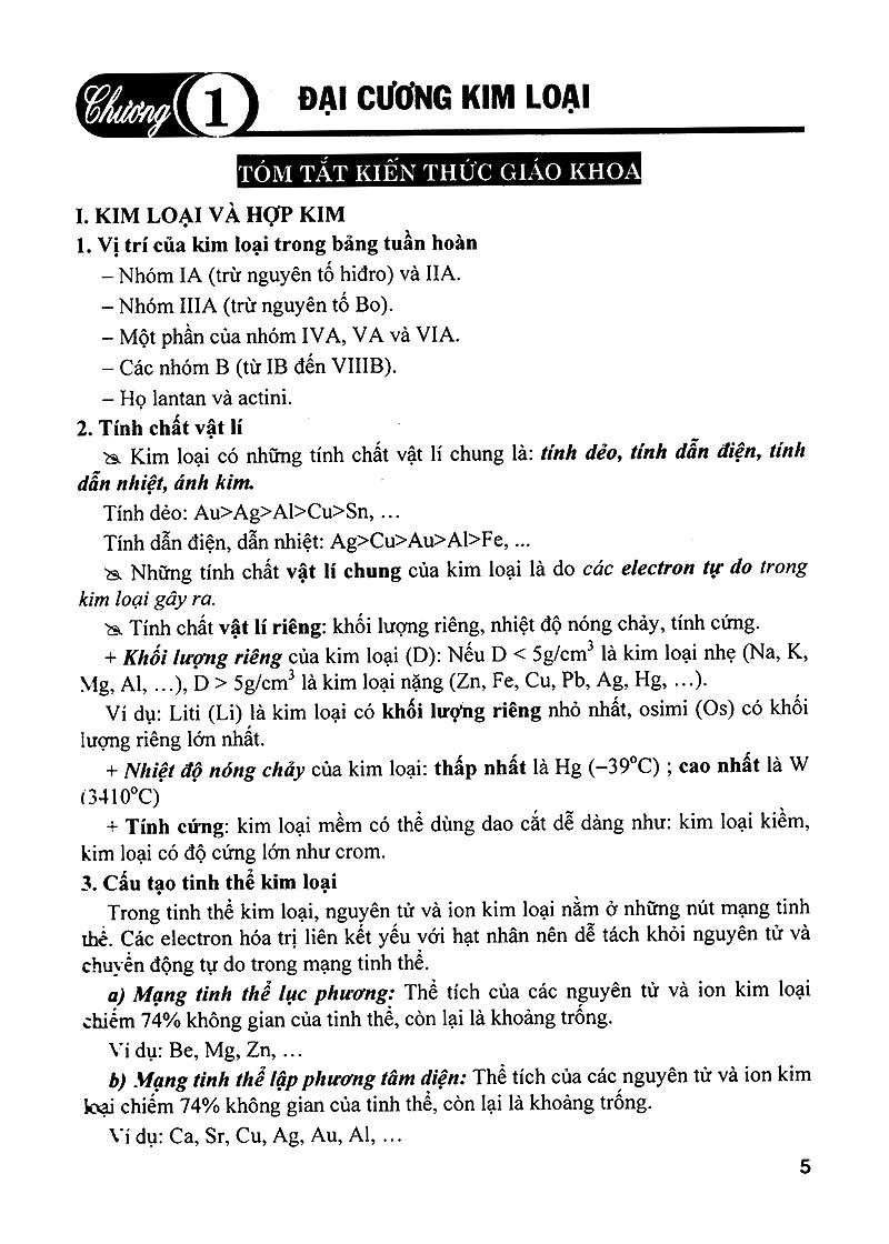 [HCM]Hệ Thống Câu Hỏi Lí Thuyết Hóa Vô Cơ - Phần II