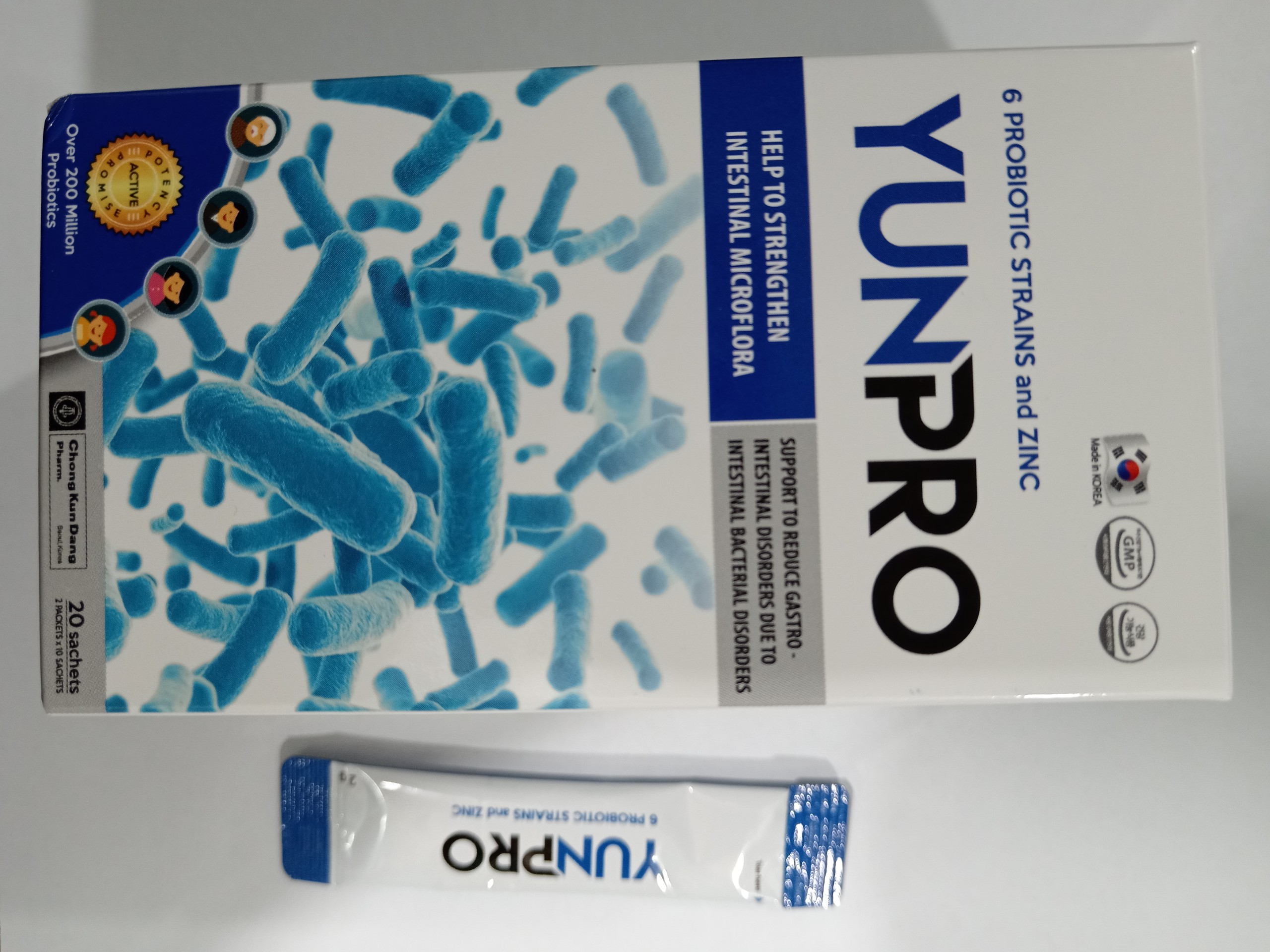 Yunpro Men Vi Sinh Dhg Pharma (H/20g/2gr) (Xanh Đậm)-Thực phẩm chức năng