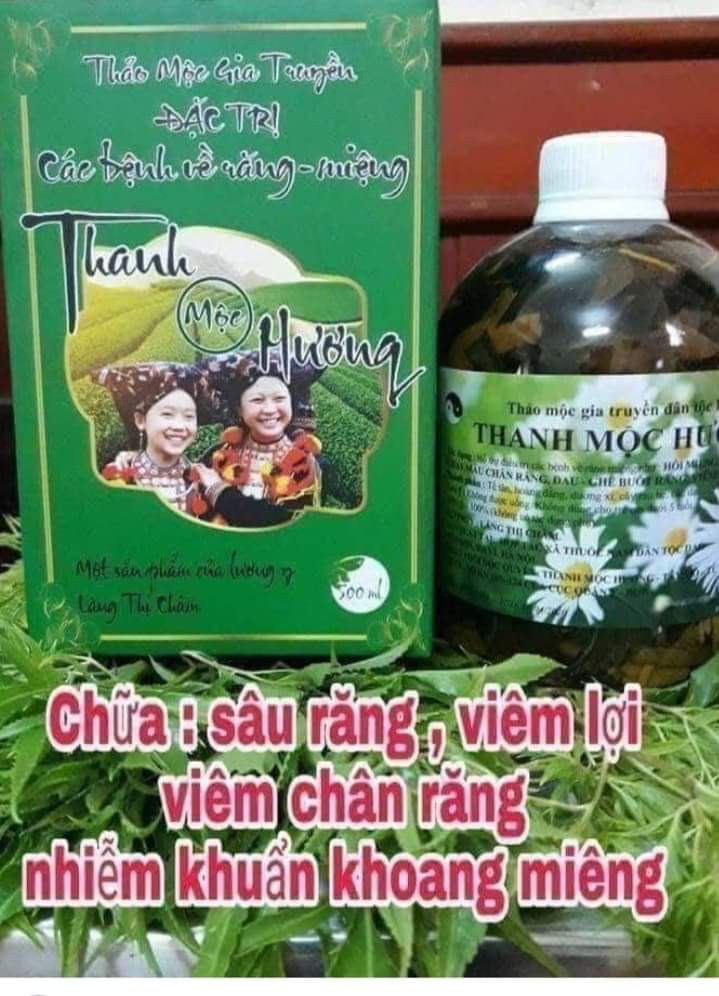 Chính hãng _Nước súc miệng Thanh Mộc Hương dùng cho sau răng, hôi miêng