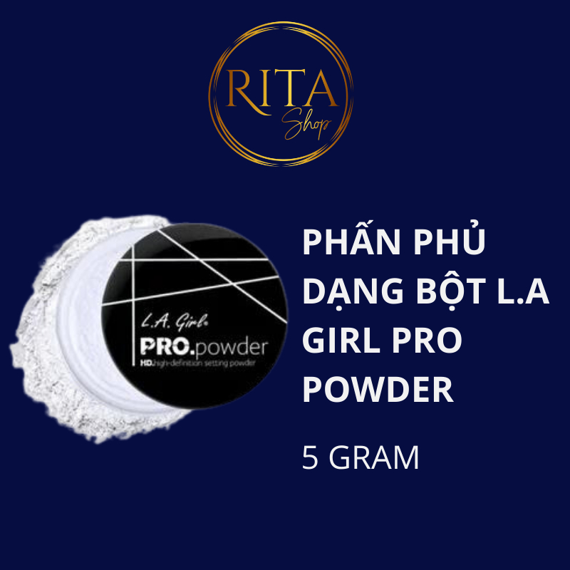 Phấn phủ kiềm dầu dạng bột LA Girl Pro Powder