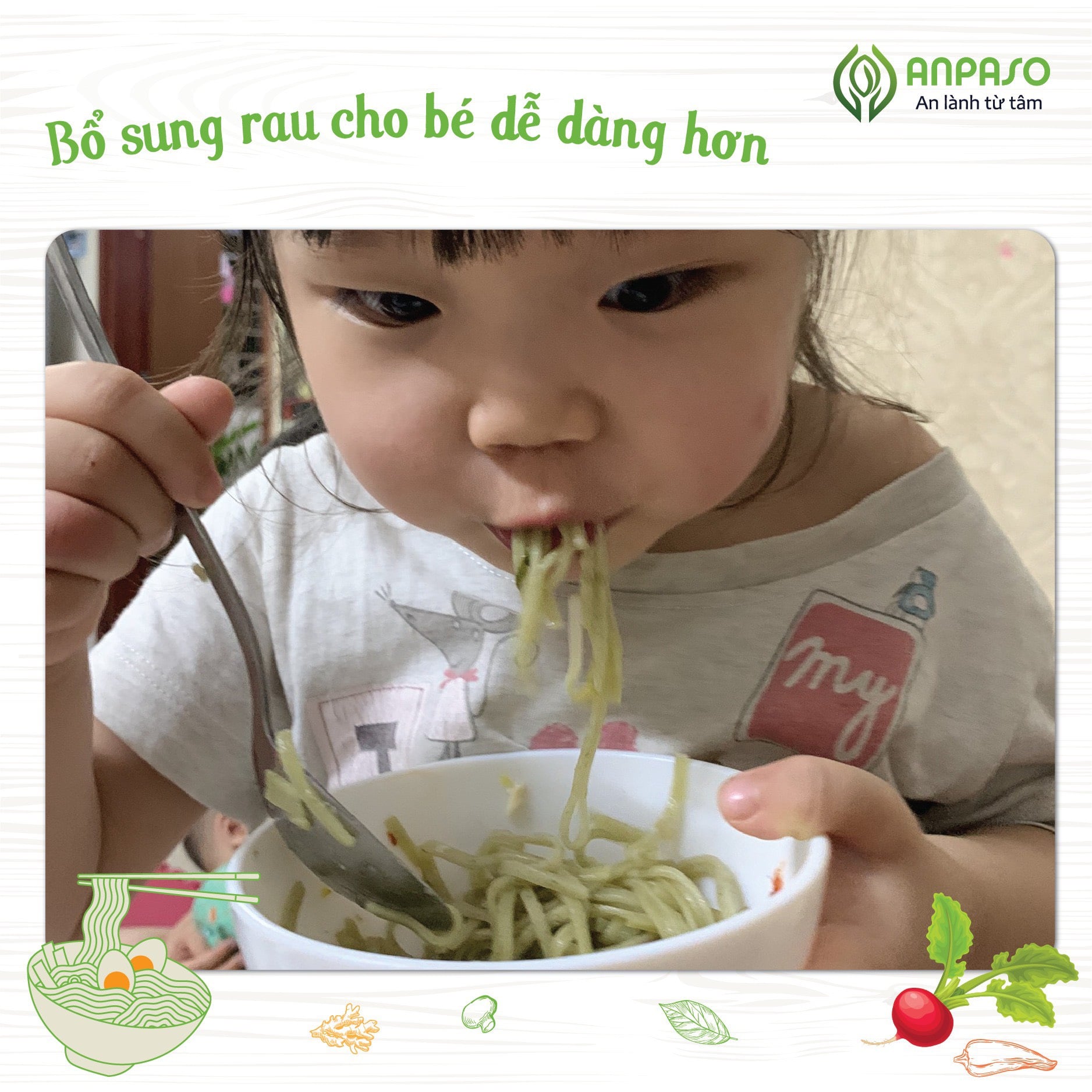 [FREESHIP] Mì Mầm Lúa Mạch Ăn Dặm Organic Anpaso 300g