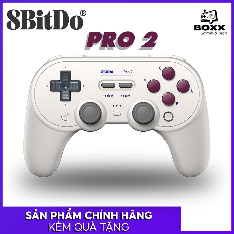 Tay cầm chơi game Bluetooth 8Bitdo Pro 2 Classic cho Nintendo Switch, Windows, Mac, Điện thoại
