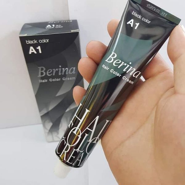 [HCM]Thuốc Nhuộm A1 Berina 60ml Thái Lan (Màu Đen)