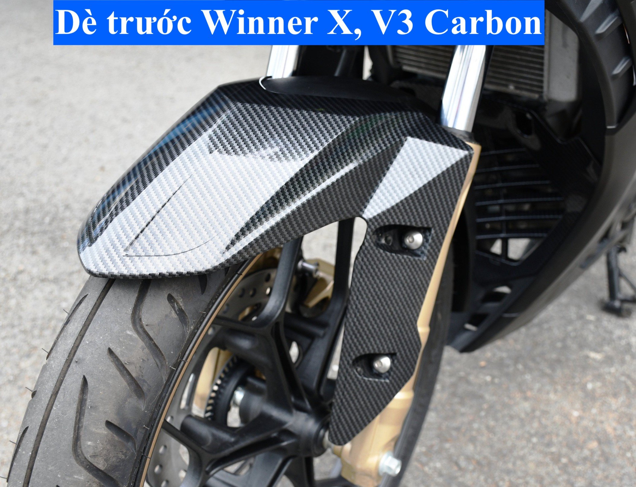 Dè trước Winner X, V3 Carbon