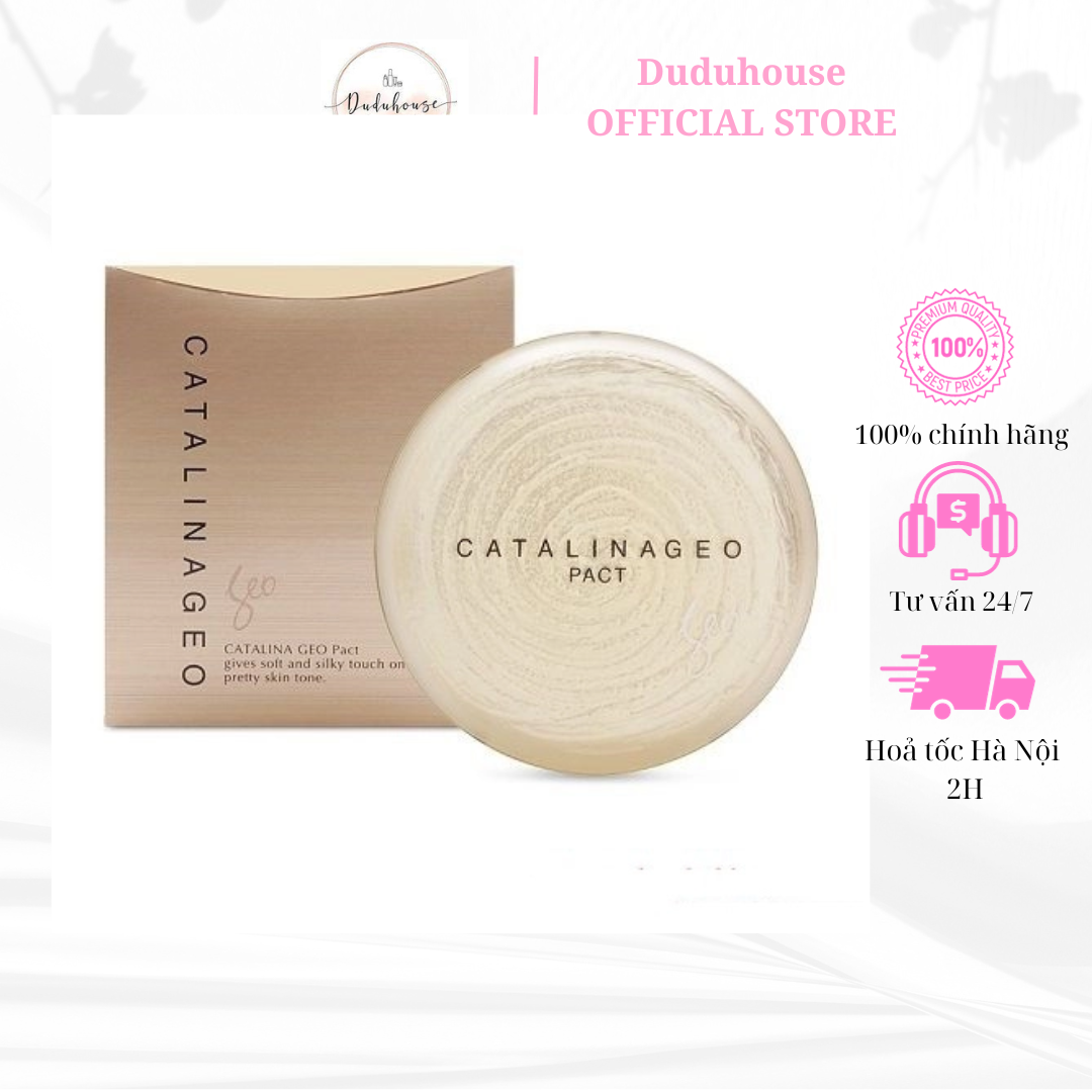 Phấn phủ geo vàng catalinageo siêu mịn spf 50 pa++ - duduhouse
