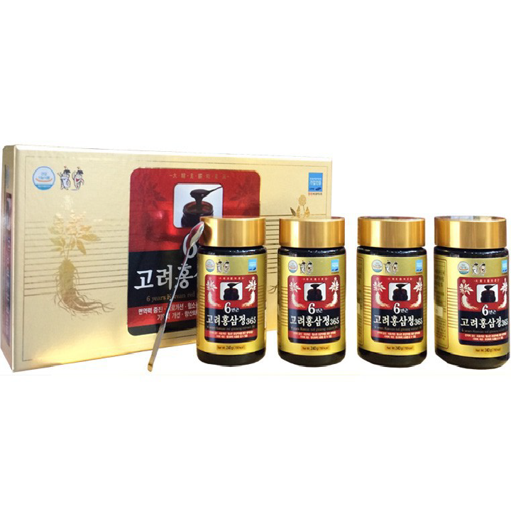 [HCM]Cao hồng sâm 365 Hàn Quốc Hộp 4 lọ