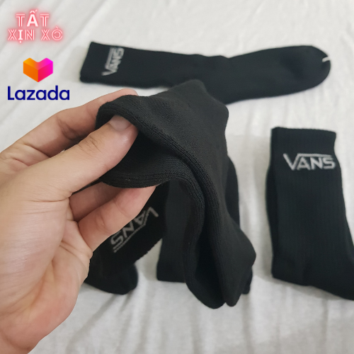 Tất Thể Thao Vans cao cổ ( Màu Đen )
