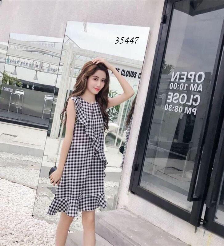 [HCM]ĐẦM CARO NỮ SIÊU DỄ THƯƠNG HOT