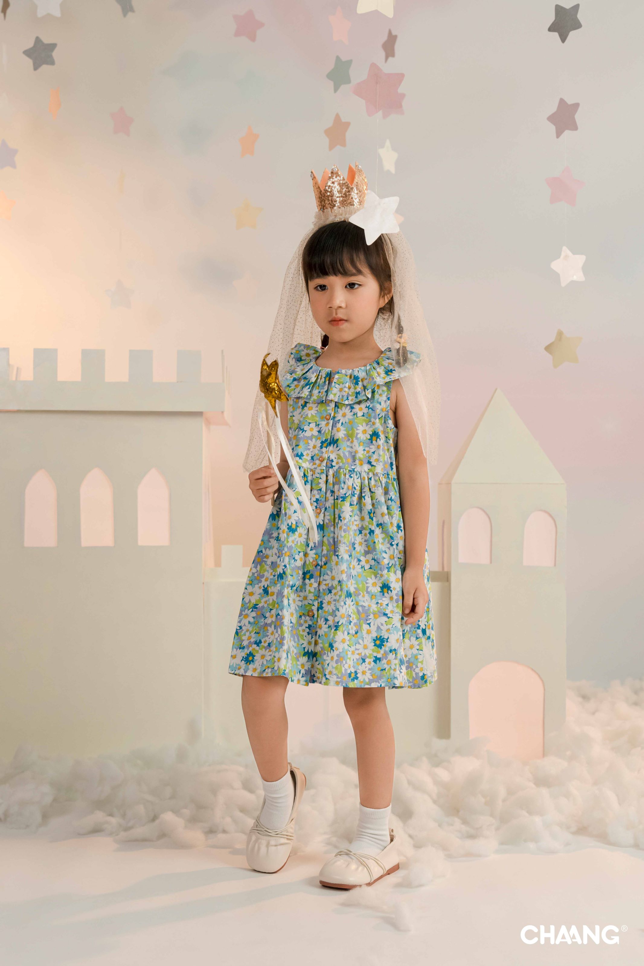 [CHAANG] Váy ba lỗ bé gái Fairy Chaang