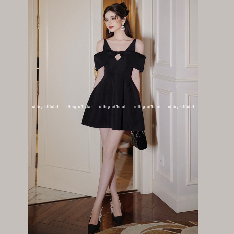 ĐẦM NƠ BẸT VAI - BOW DRESS