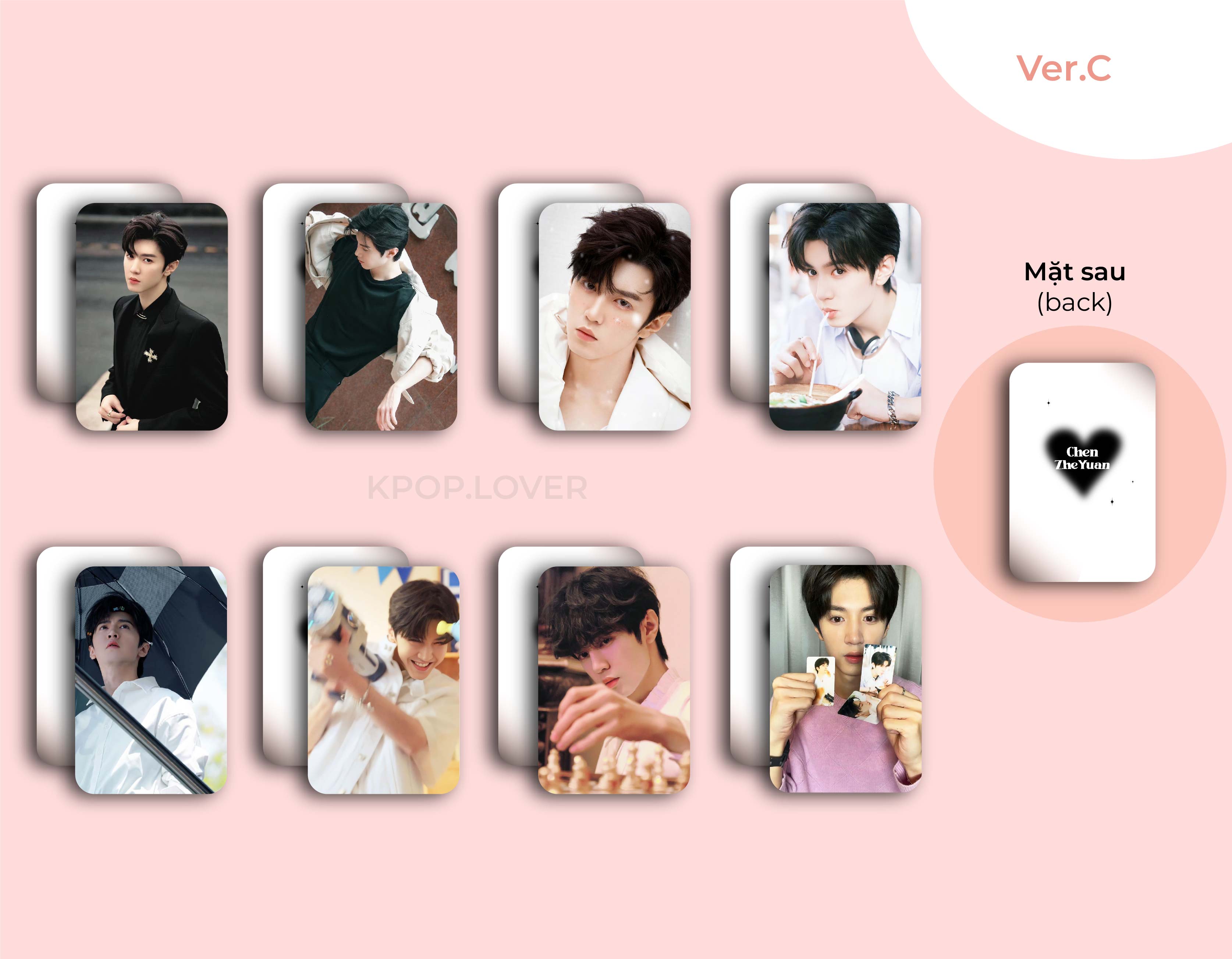 SET 8 CARD BO GÓC Trần Triết Viễn