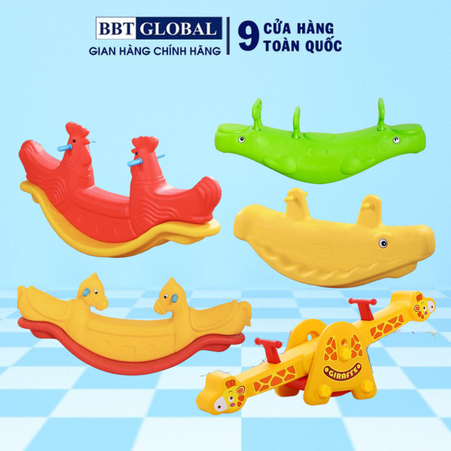 Bập bênh đôi nhập khẩu BBT Global - Nhiều mẫu