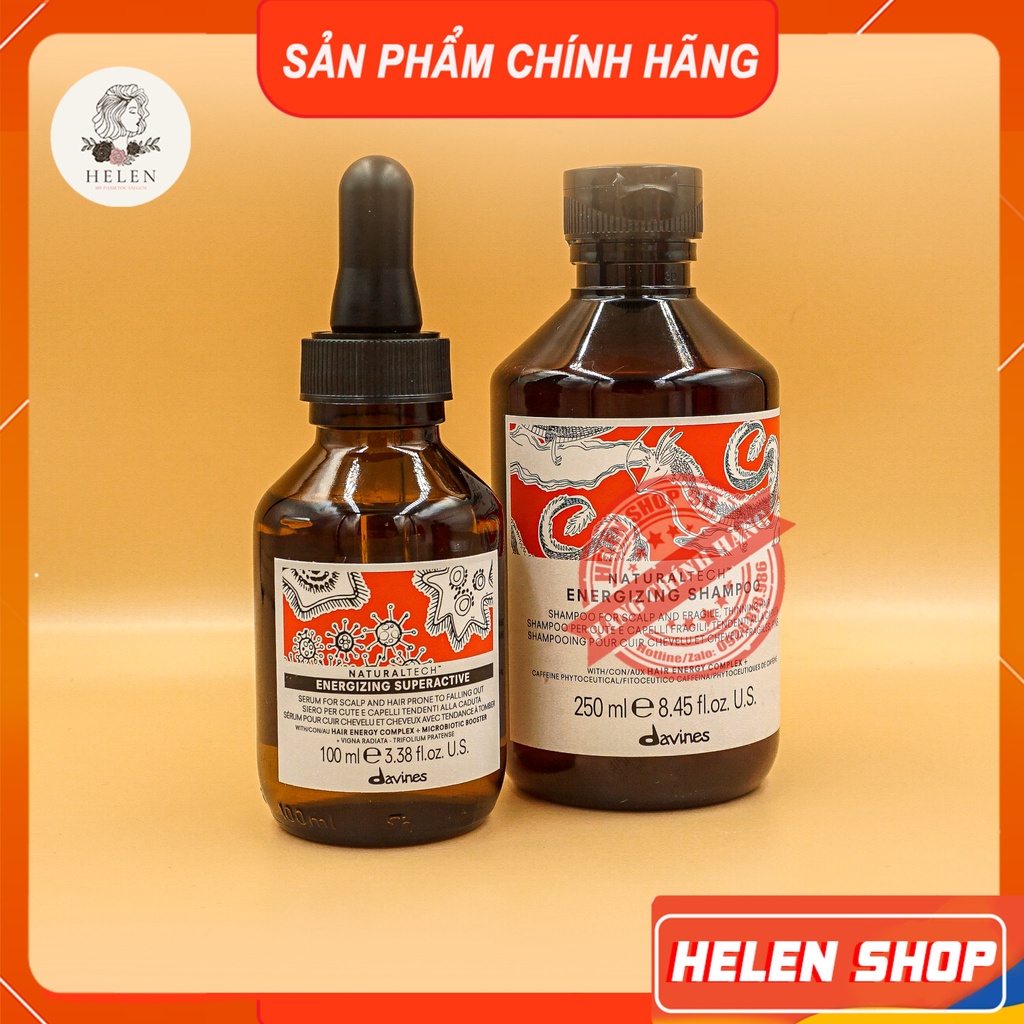 DAVINES Dầu Gội Dành Cho Vấn Đề Về Rụng Tóc ENERGIZING SHAMPOO 250 - 1000ML
