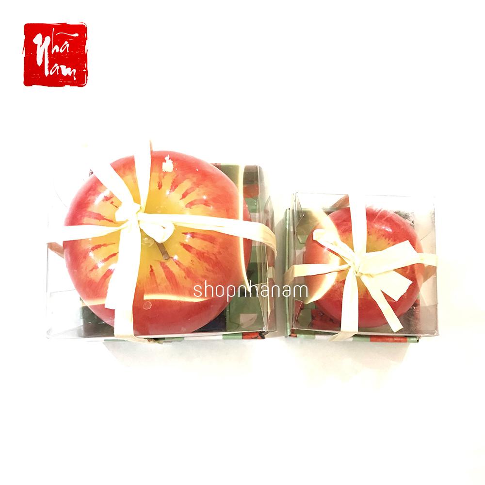 Nến thơm hình quả táo đỏ sáp nến trang trí tiệc