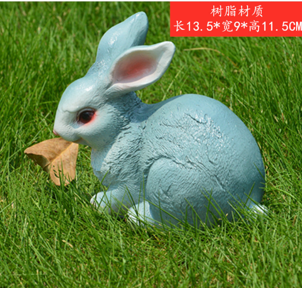 Mô hình con thỏ trang trí sân vườn, tiểu cảnh